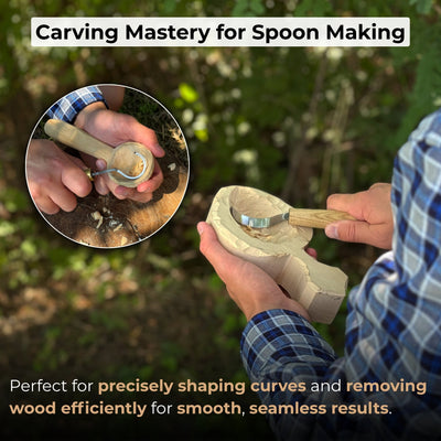 2 - Piece Spoon Carving Hook Knife Set - 2