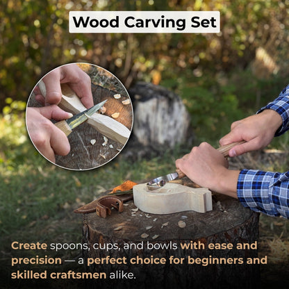 2 - Piece Spoon Carving Knife Set for Beginners - 2