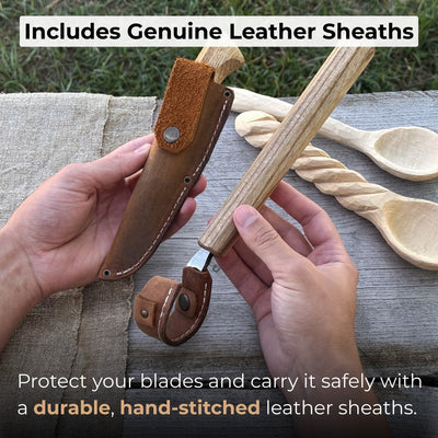 2 - Piece Spoon Carving Knife Set for Beginners - 5