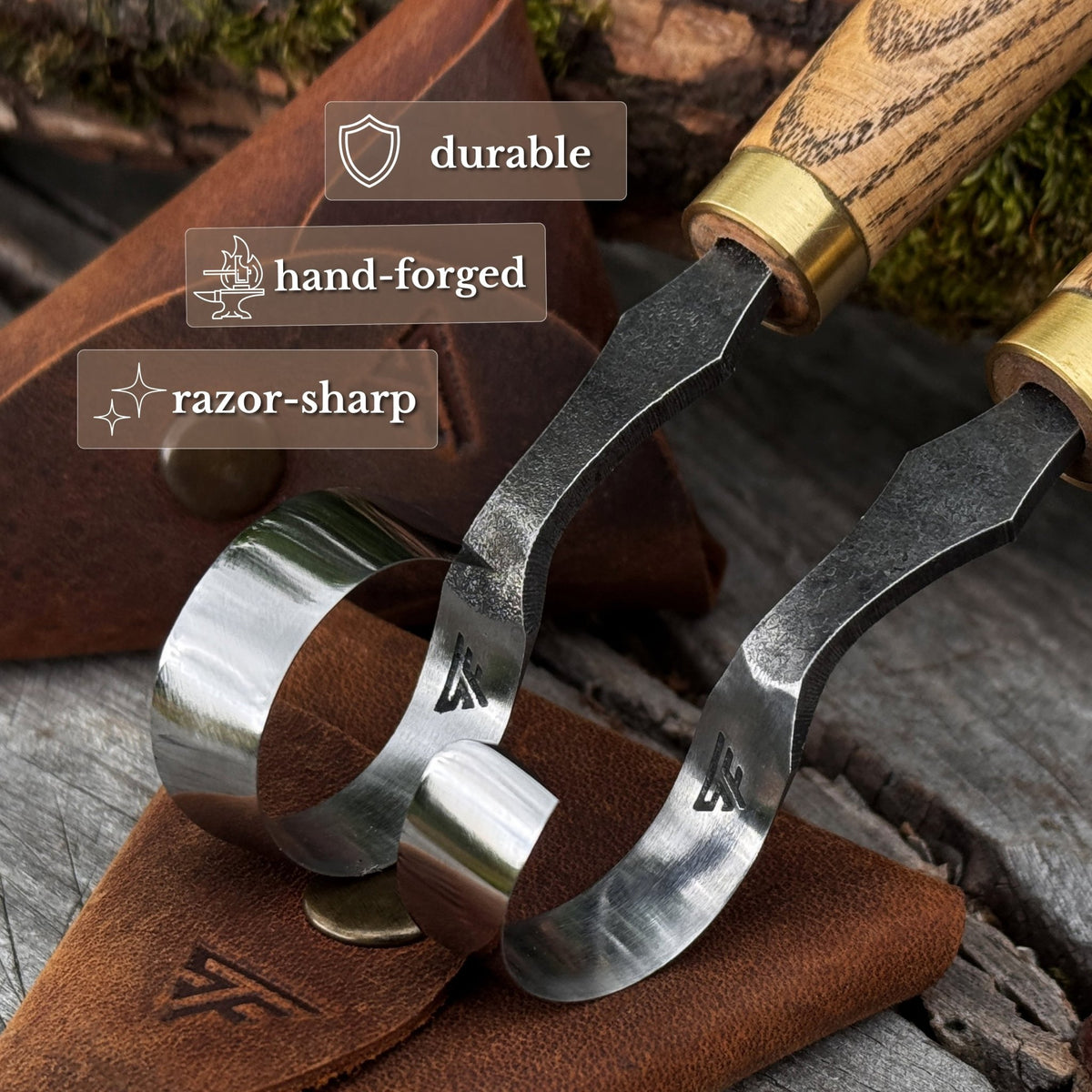 2-Piece Spoon Carving Knife Set - 2