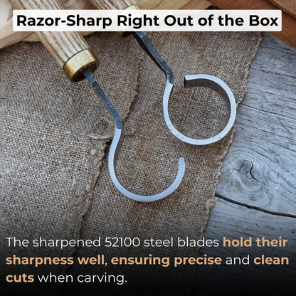 2 - Piece Spoon Carving Knife Set - 3