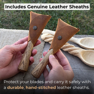 2 - Piece Spoon Carving Knife Set - 5