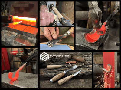 2 - Piece Spoon Carving Tool Set with Leather Case - 7