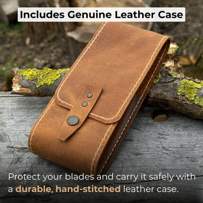 2 - Piece Spoon Carving Tool Set with Leather Case - 5