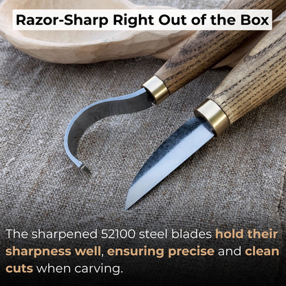 2 - Piece Wood Carving Knife Set for Beginners - 3