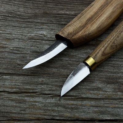 2 - Piece Wood Carving Knife Set with Leather Strop and Case - 7
