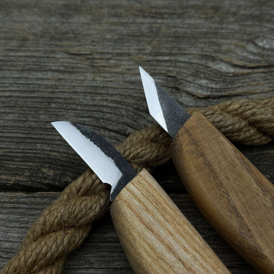 2 - Piece Wood Carving Knife Set with Leather Strop - 4