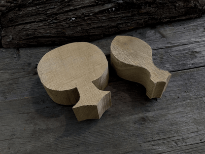 2 - Piece Wooden Kuksa Blank Set - 6