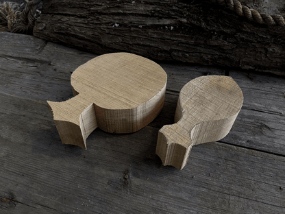 2 - Piece Wooden Kuksa Blank Set - 5