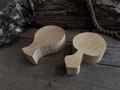 2 - Piece Wooden Kuksa Blank Set - 4