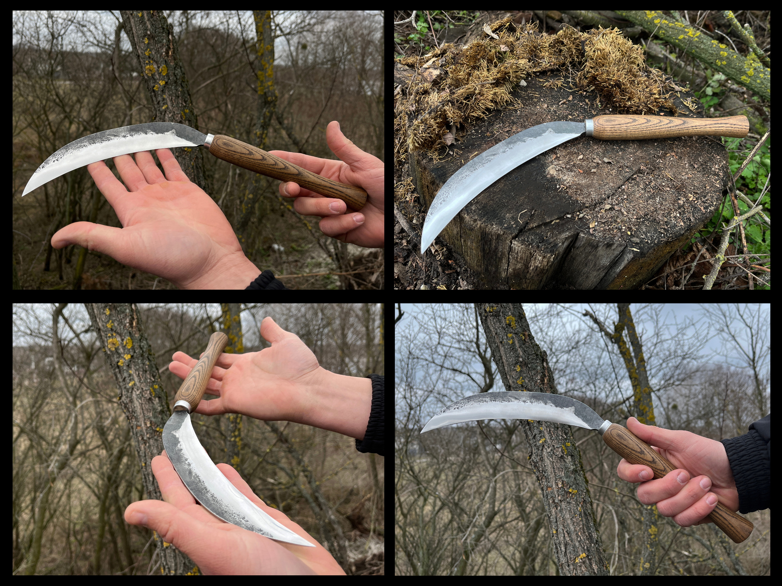 Hand-Forged Scythe, Blade - 19 cm (7.5 inches) - Forged Steel Tools