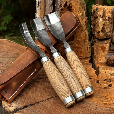 3-Piece Bent Gouge Set - 1