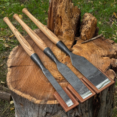 3 - Piece Carpenters Slick Chisel Set - 1