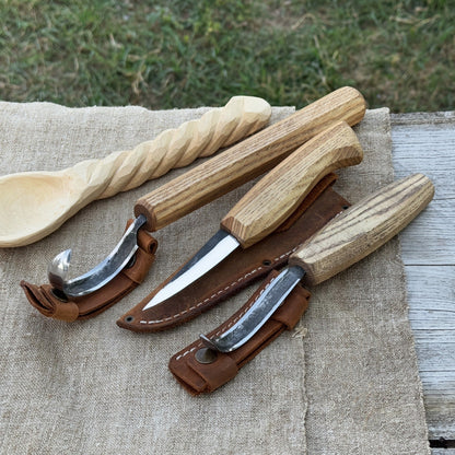 3 - Piece Carving Knife Set for Spoon Carving - 1