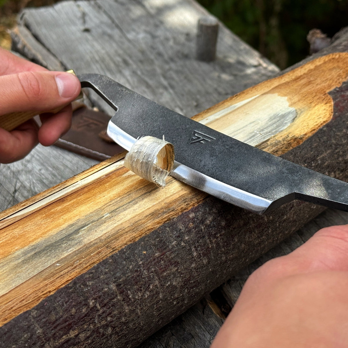 3-Piece Curved Drawknife (Palm Handles) Set - 8