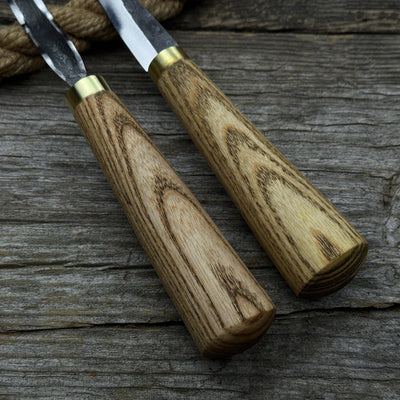 3 - Piece Hand - Forged Spoon Carving Tool Set - 5