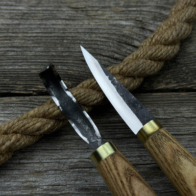 3 - Piece Hand - Forged Spoon Carving Tool Set - 4