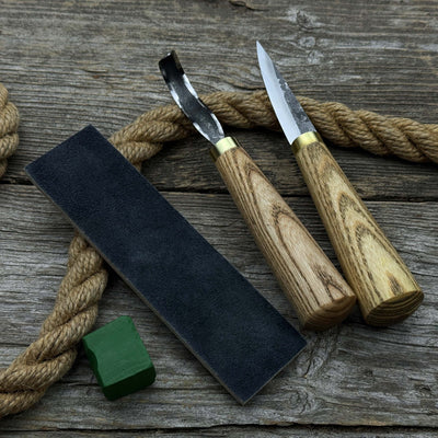 3 - Piece Hand - Forged Spoon Carving Tool Set - 7