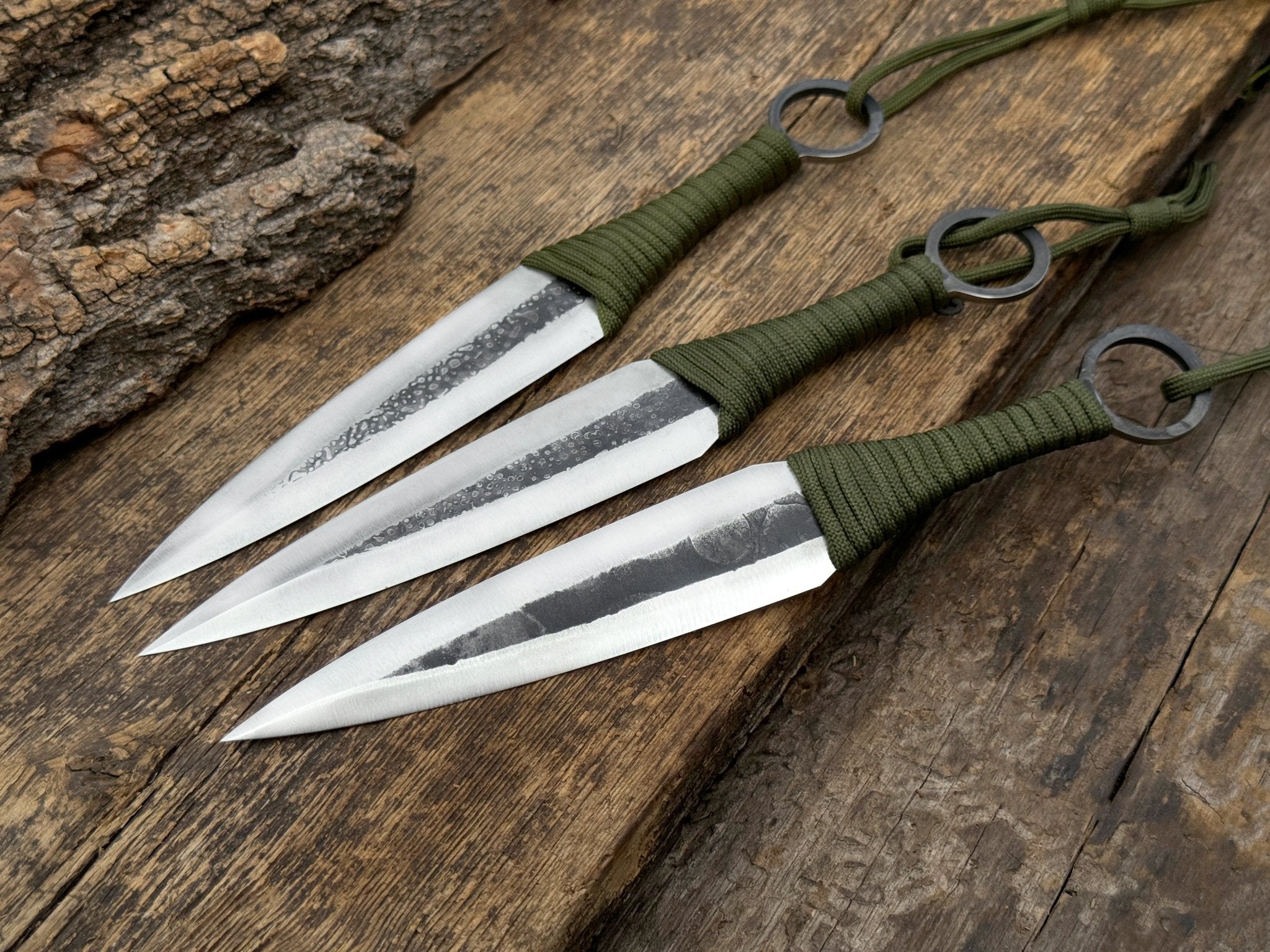 3 - Piece Hand - Forged Throwing Knife Set, 22.5 cm (8.8 inches) - 1