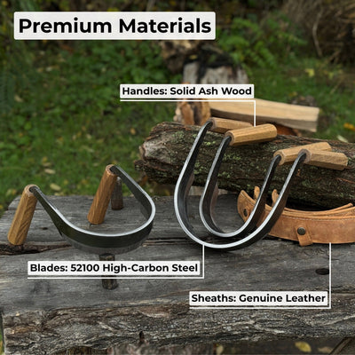 3 - Piece Inshave (Half - Rounded Drawknife) Set - 6