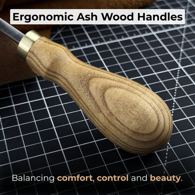 3 - Piece Leather Edge Skiver Set - 4