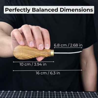 3 - Piece Leather Edge Skiver Set - 7