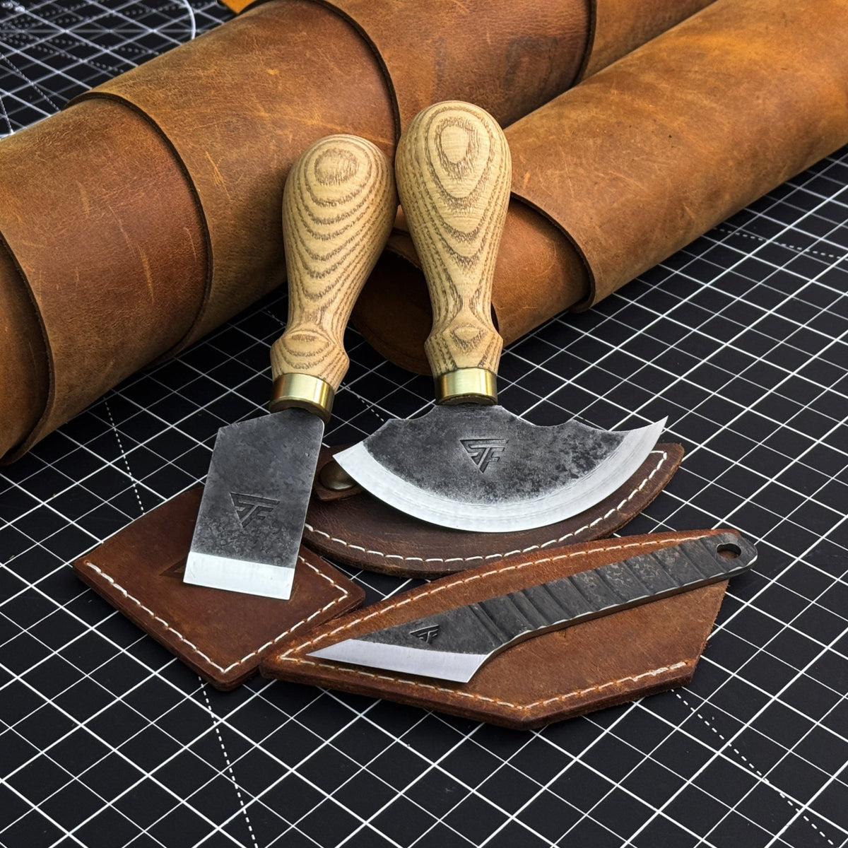 3-Piece Leatherworking Tool Set - 1
