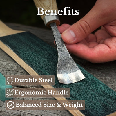 3-Piece Spoon Bent Gouge Set - 8