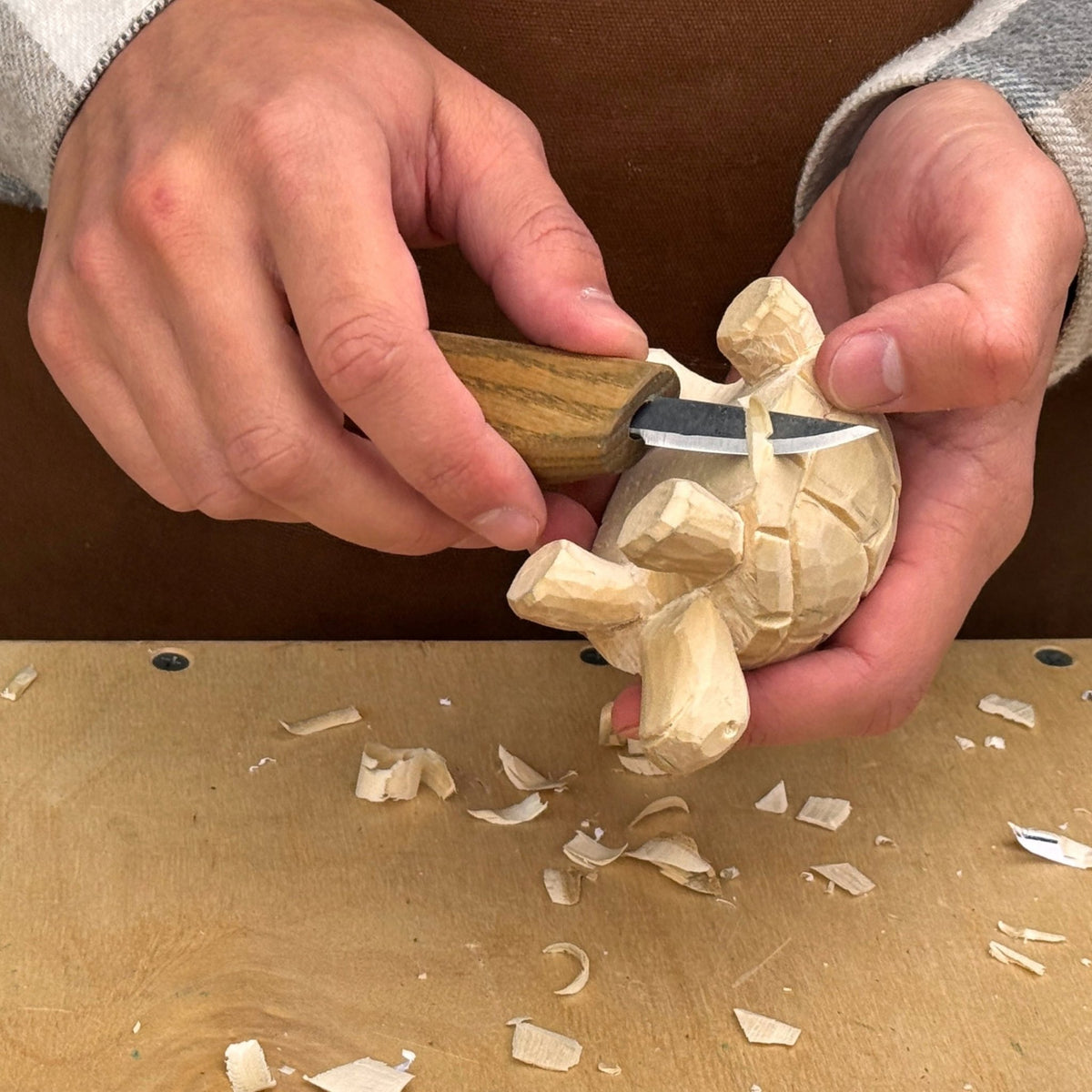 3-Piece Spoon Carving Set – Whittling Knife, Hook Knife & Sharpening Strop - 6