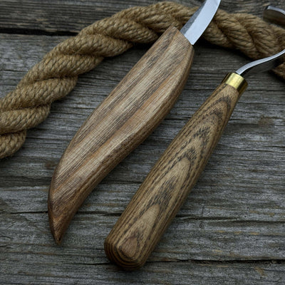 3 - Piece Spoon Carving Set – Whittling Knife, Hook Knife & Sharpening Strop - 6