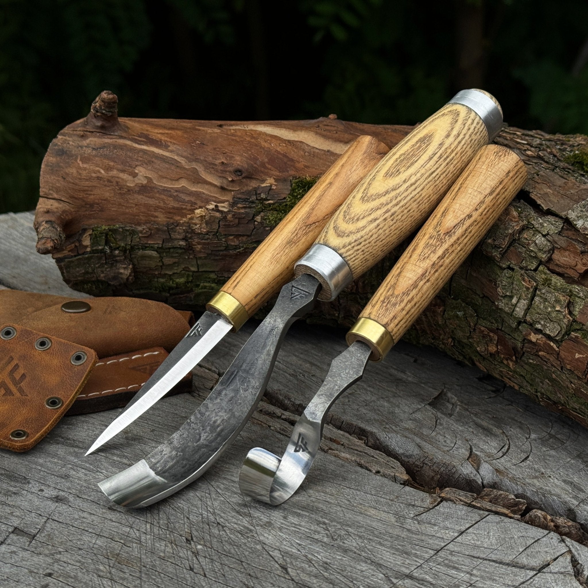 3-Piece Spoon Carving Tool Set - 1