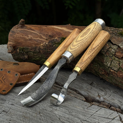 3-Piece Spoon Carving Tool Set - 1