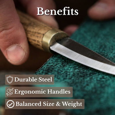 3-Piece Spoon Carving Tool Set - 8