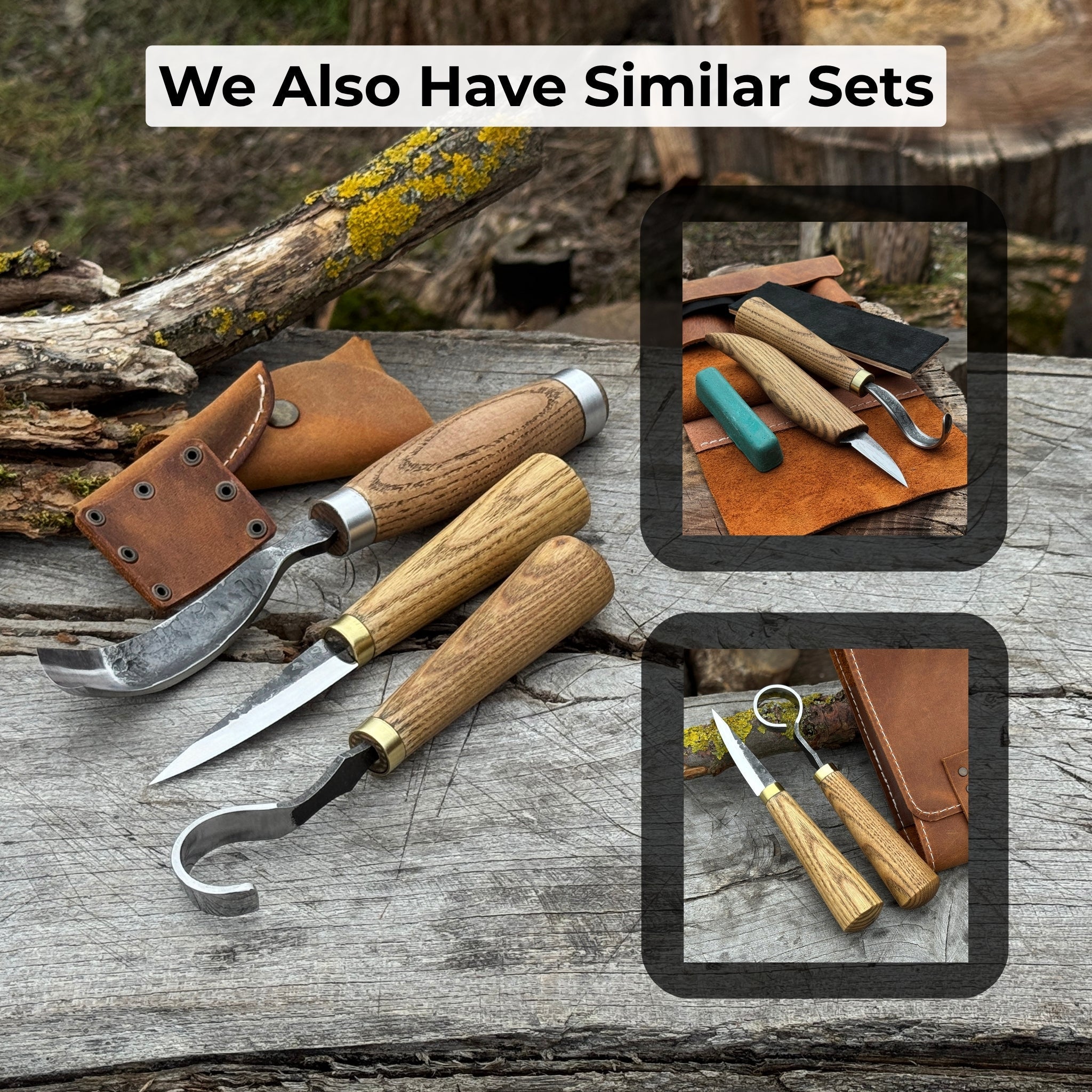 3-Piece Spoon Carving Tool Set - 10