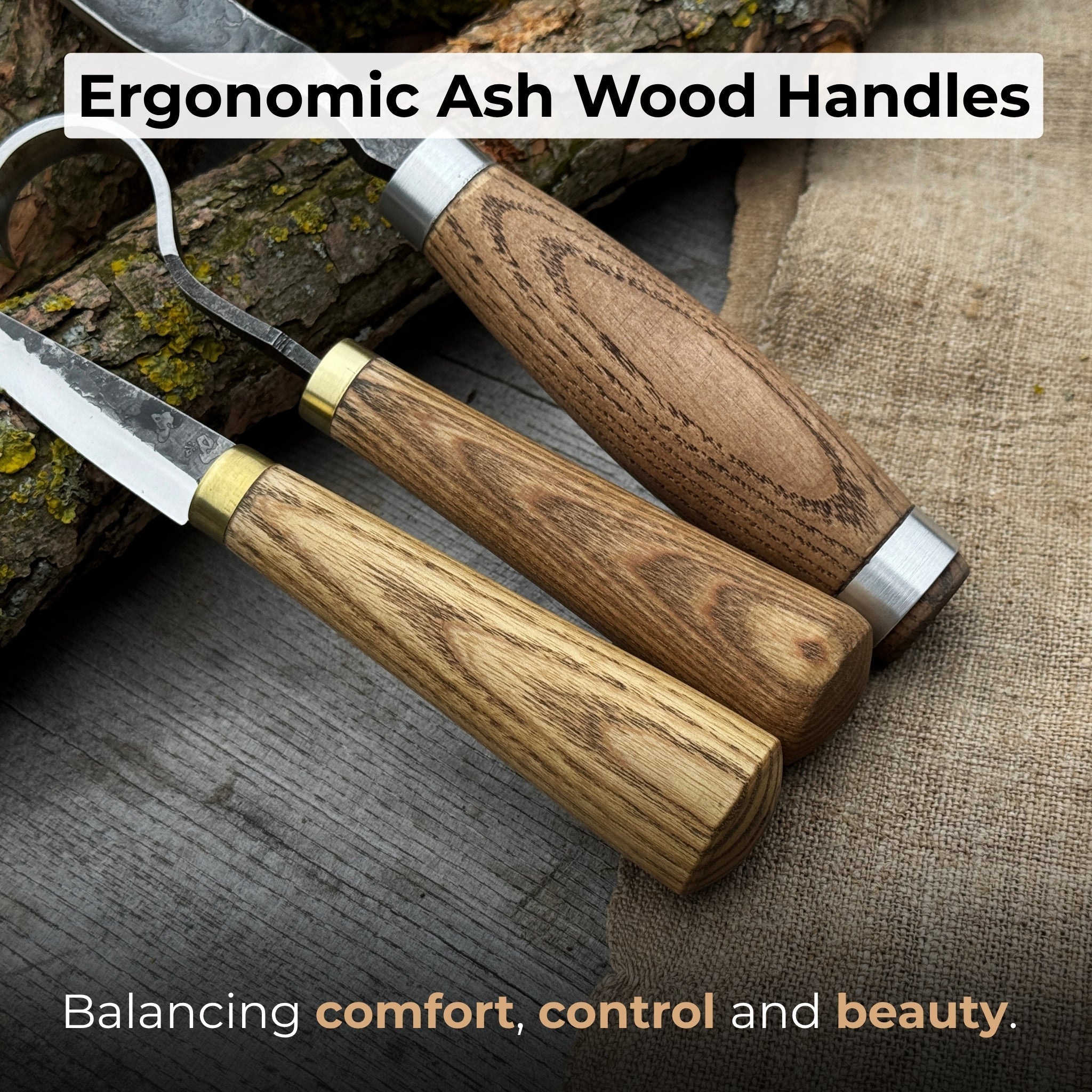 3-Piece Spoon Carving Tool Set - 4