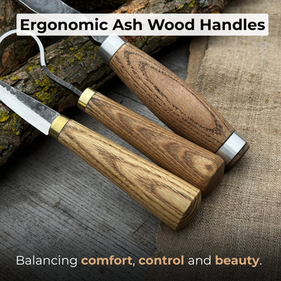3-Piece Spoon Carving Tool Set - 4