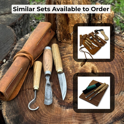 3 - Piece Spoon Carving Tool Set - 10