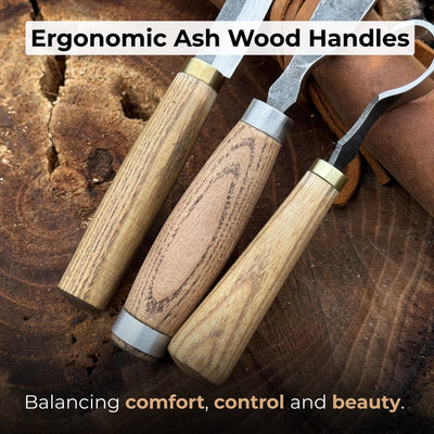 3 - Piece Spoon Carving Tool Set - 4