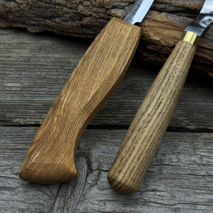 3 - Piece Spoon Carving Tool Set with Leather Strop - 6