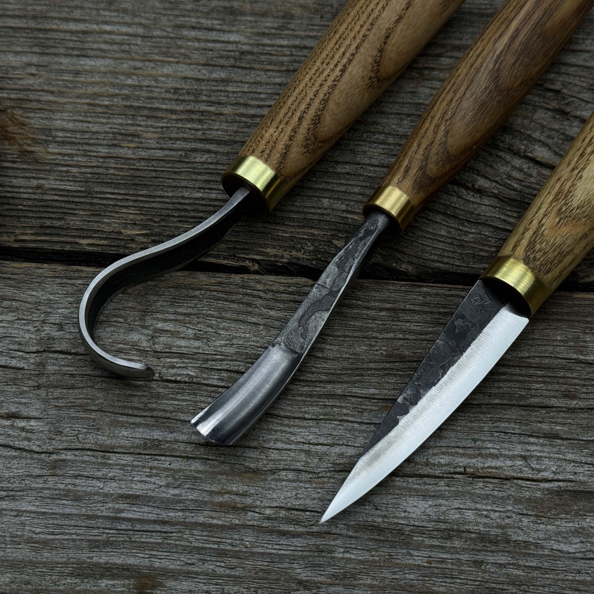 3 - Piece Spoon Carving Tool Set with Sharpening Board - 4