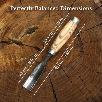 3-Piece Straight Rounded Chisel Set - 3