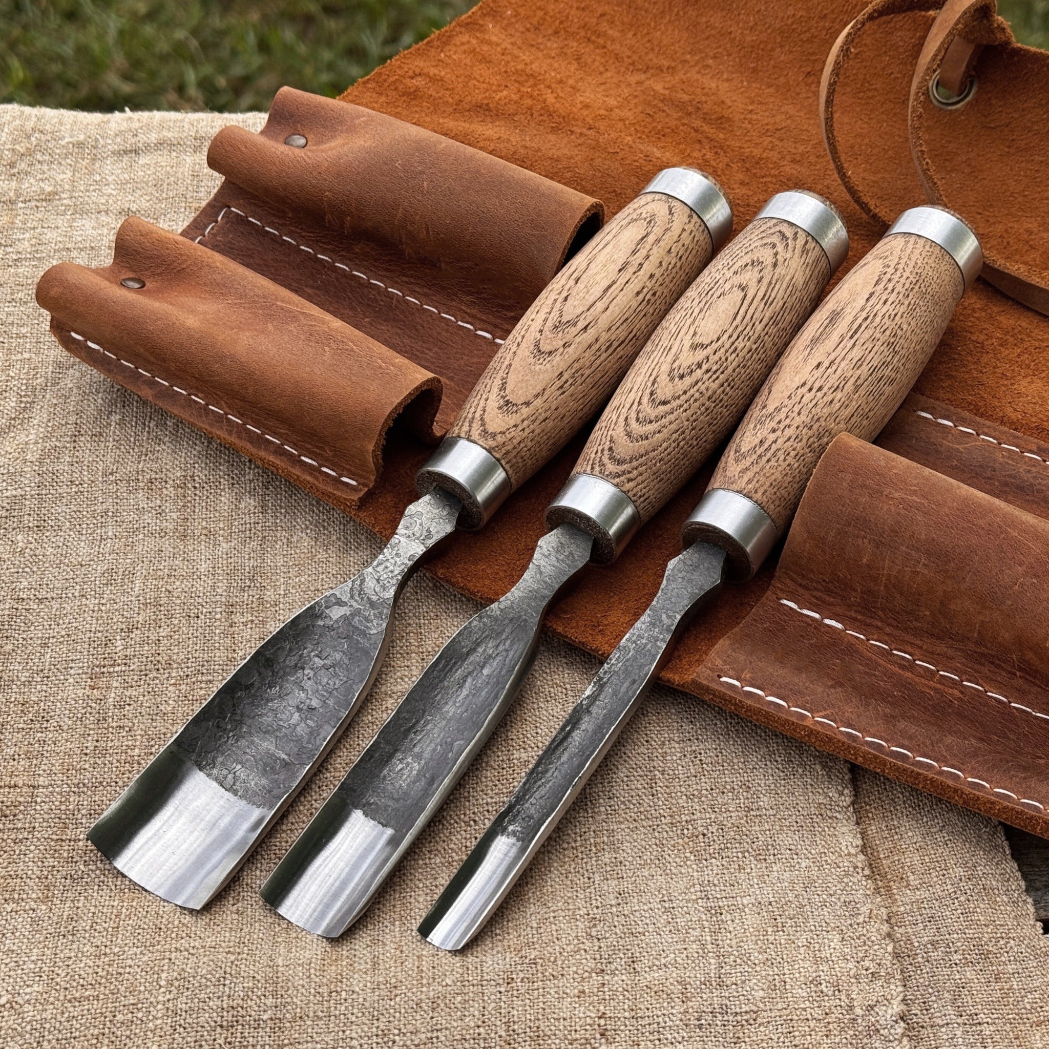 3 - Piece Straight Rounded Chisel Set - 1