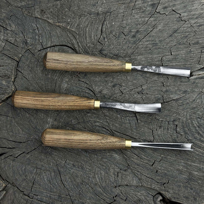 3 - Piece Wood Carving Chisel & Gouge Set - 1