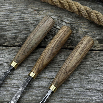 3 - Piece Wood Carving Chisel & Gouge Set - 3
