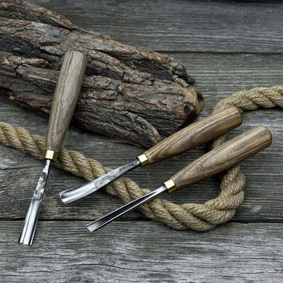3 - Piece Wood Carving Chisel & Gouge Set - 10