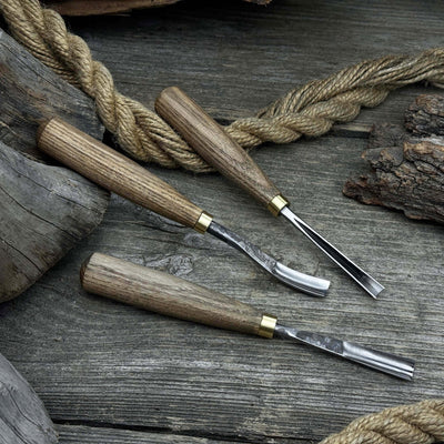 3 - Piece Wood Carving Chisel & Gouge Set - 6