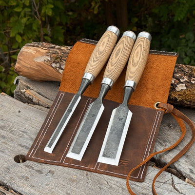 3-Piece Wood Carving Chisel Set - 1
