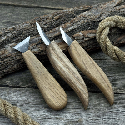 3 - Piece Wood Carving Knife Set - 3