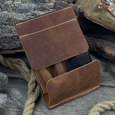 3 - Piece Wood Carving Tool Set with Leather Case - 7