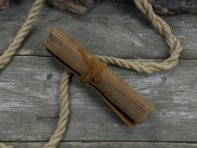 3 Pocket Leather Tool Roll - 2